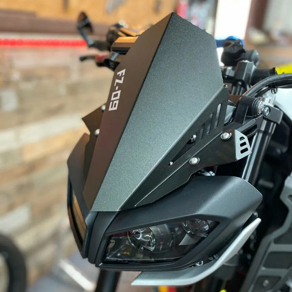 دراجة نارية MT FZ 09 اكسسوارات لياماها MT-09 FZ-09 MT09 FZ09 2017 2018 2019 2020 الزجاج الأمامي منحرف حامي