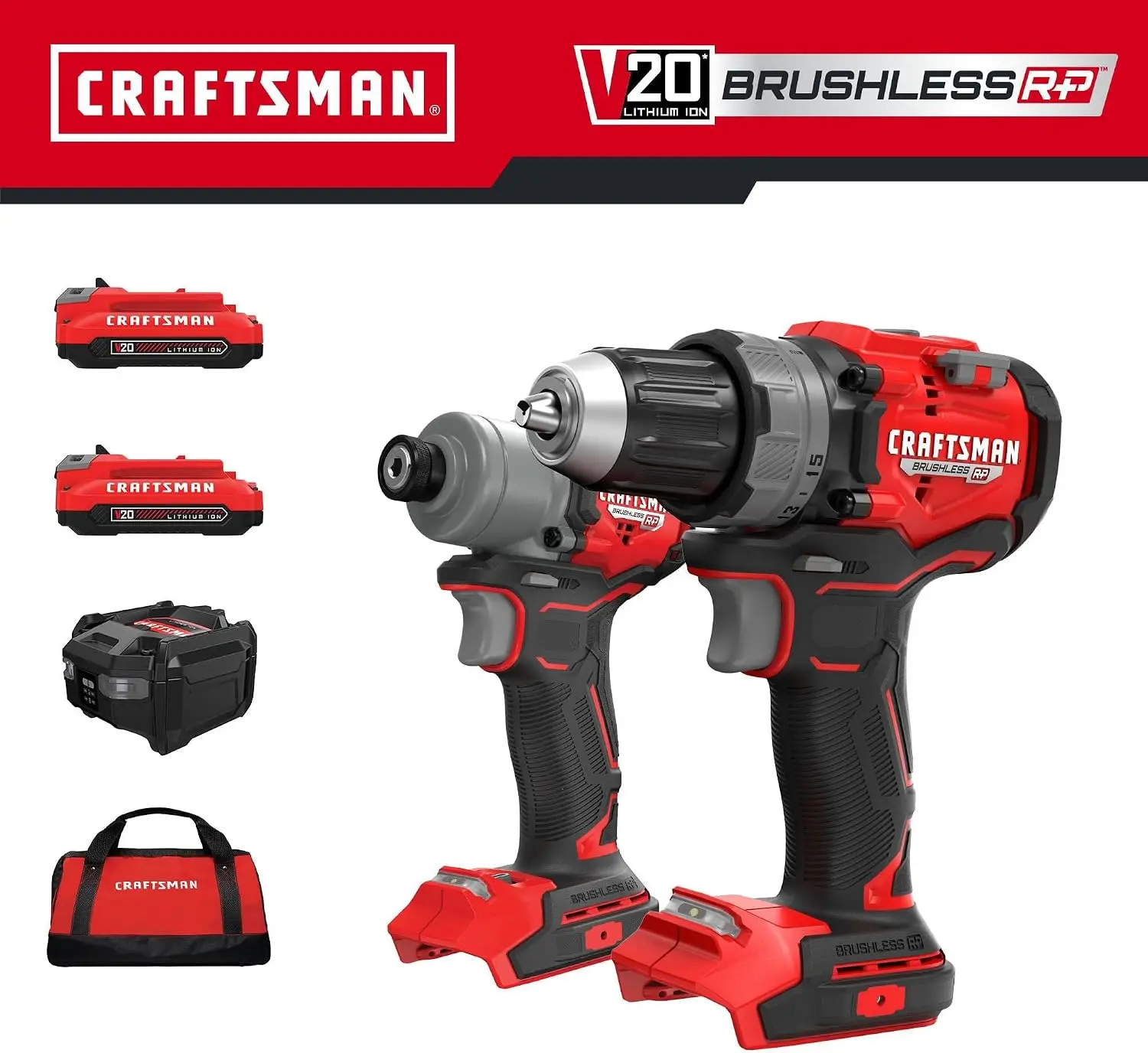 V20 Brushless 1/2