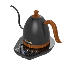 Brewista 0.6L 1.0L Stainless Steel Gooseneck Tea Kettle with LCD Display Precise Digital Temperature Control Coffee Maker