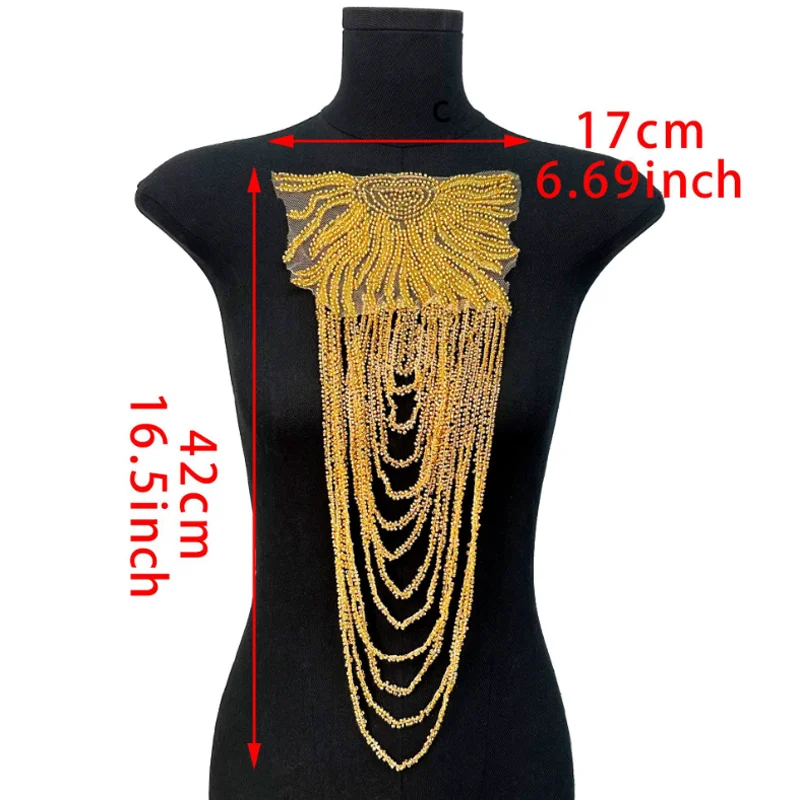 Tassel Chain Sequins Shoulder Apparel Accessories Wedding Dresses Accessories DIY Performance Costumes Sewing Supplies