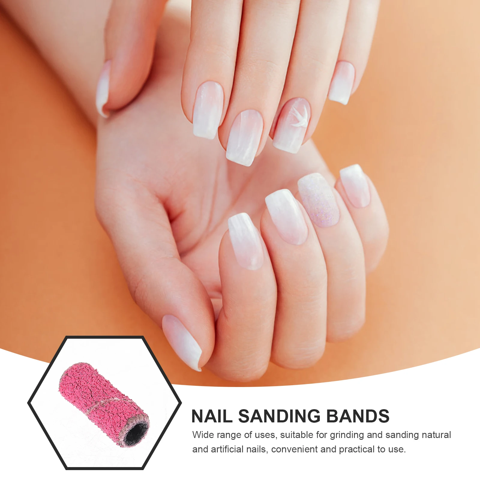 

for Nail Sand Ring Bearing Polishing Sandpaper Strips Tungsten Steel Sanding Band Small