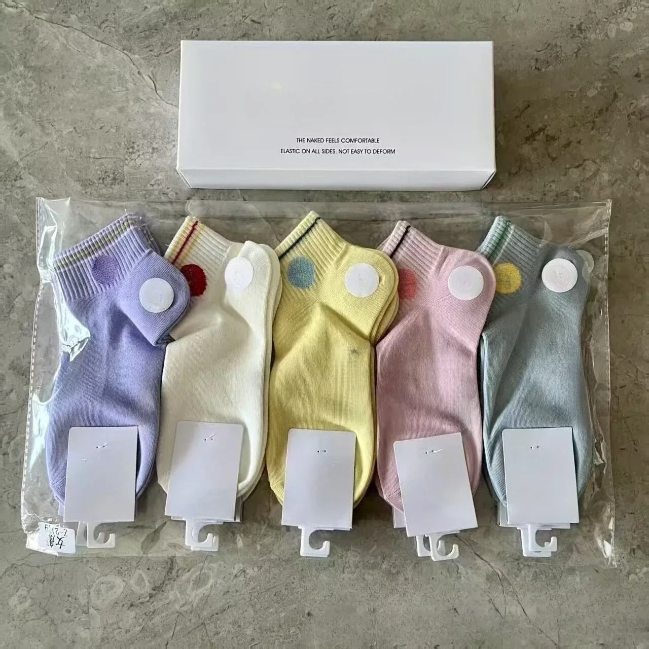 

Носки хлопковые Lemon, 5 пар, женские, летние, модные, черно-белые, спортивные, короткие, милые, в стиле носков-невидимок, размеры 35-40