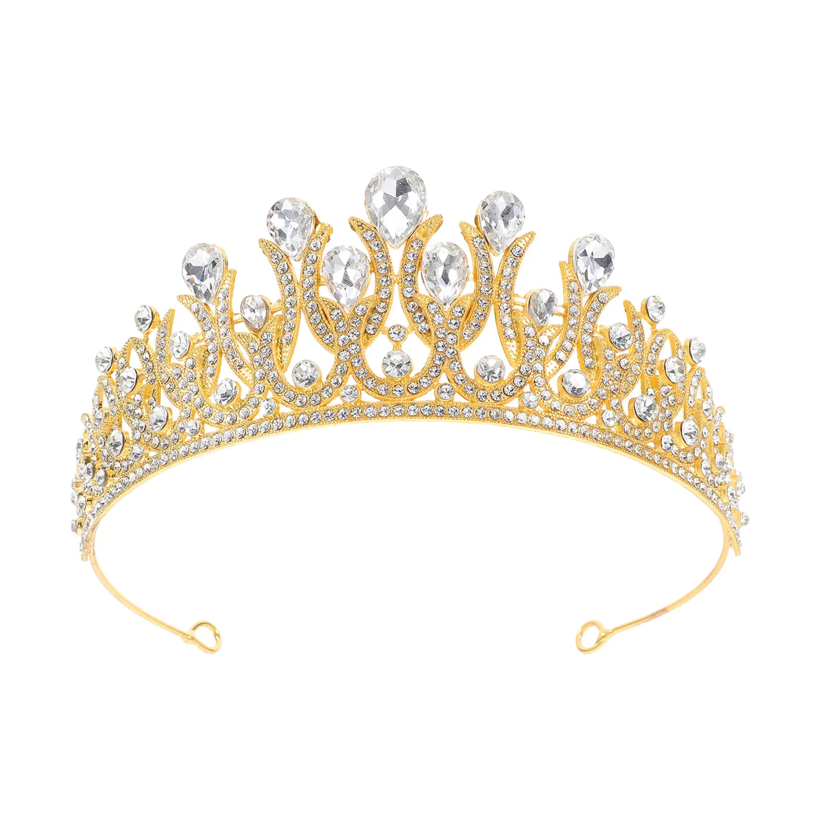 Mahkota Pengantin Berhias Berlian Imitasi Vintage, Aksesoris Rambut Pengantin, Tiara Putri Elegan untuk Pesta Pernikahan, Pesta Pengantin, dan Prom