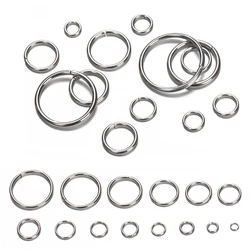 200pcs Open Jump Rings Stainless Steel Circle for Bracelet Necklace Earring Pendant Connectors Jewelry Making Components DIY