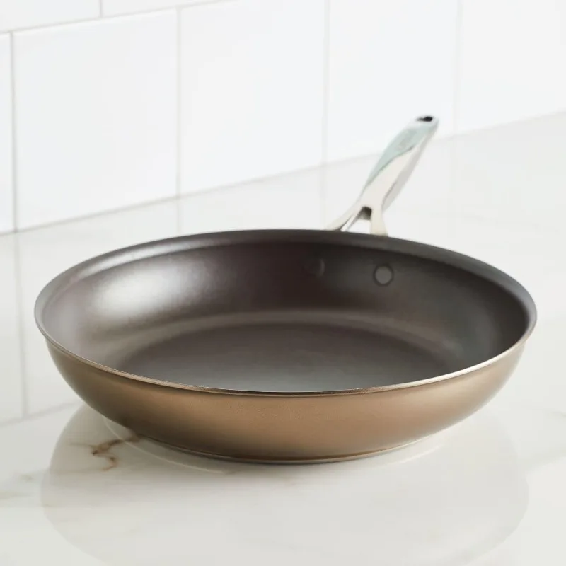 Ascend Hard Anodized Nonstick Frying Pan/Skillet - Good for All Stovetops (Gas, Glass Top, Electric & Induction), Dishwasher