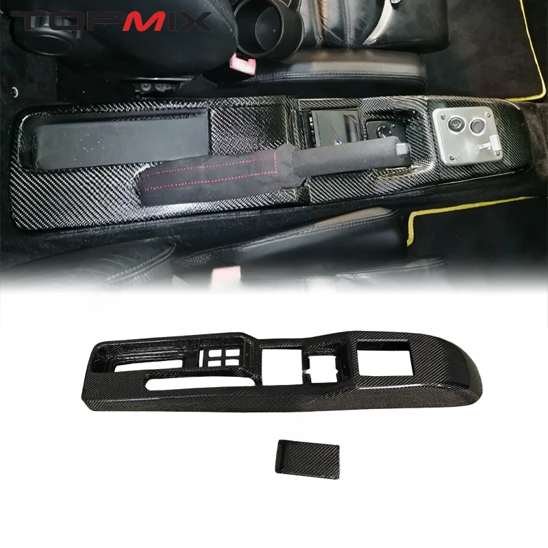 

For Ferrari 360 Convertible 2000-2005 Center Console Gear Shift Panel Carbon Fiber Armrest Upgrade Modification Parts