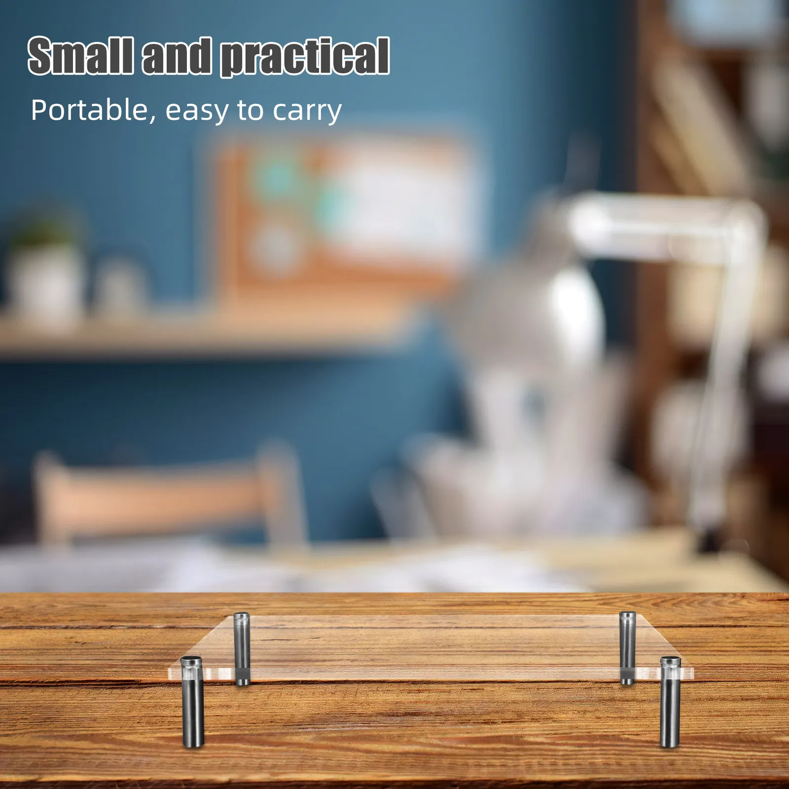 

Прозрачная акриловая подставка-держатель для монитора, эргономичная настольная подставка для ноутбука и планшета, регулировка высоты экрана, экономия места