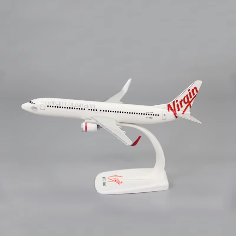 

Virgin Atlantic Flight B737-800 Модель пассажирского самолета из сплава в масштабе 1:200 Коллекционный дисплей Бутик украшения