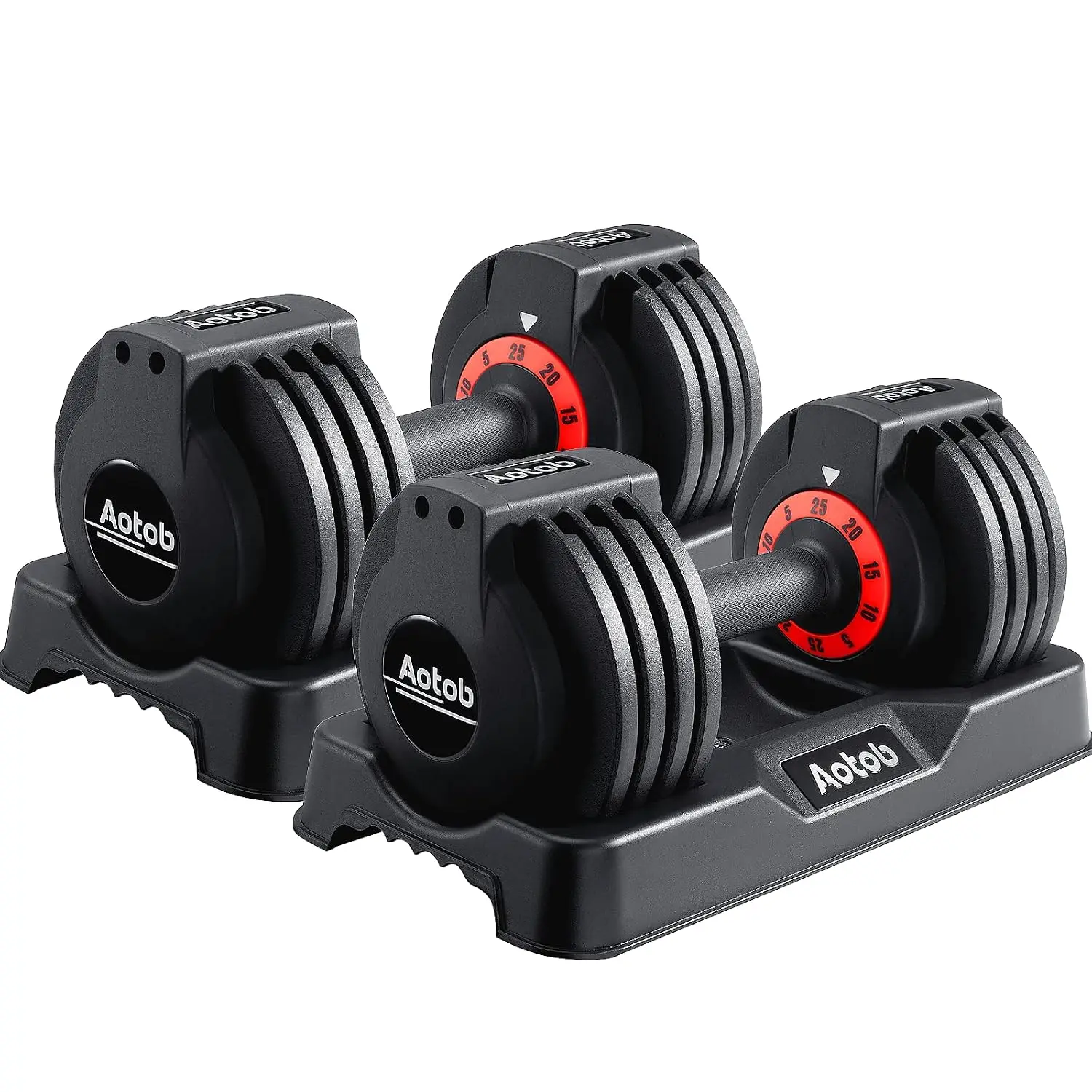 Adjustable Dumbbell Set 25/55 Lbs Pair, Customized