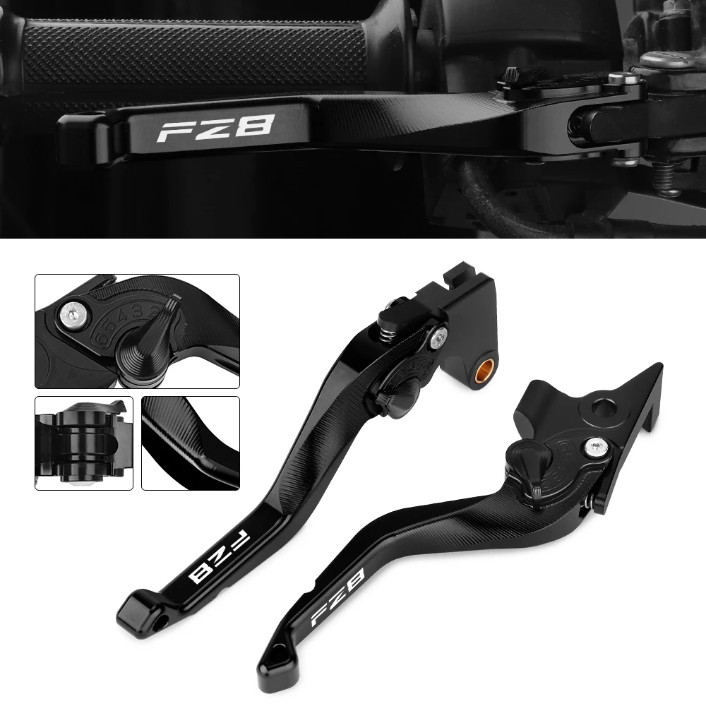 Per YAMAHA FZ8 FZ 8 2011 2012 2013 2014 2015 leve frizione freno corto CNC maniglie moto leva