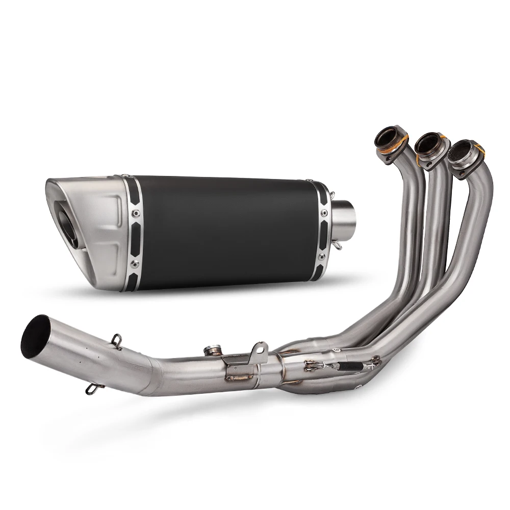 

STLF MT09 MT-09 Mt09 MT09SP FZ09 Motorcycle Exhaust Pipe Full System M1 Stainless Steel 2021 2022 2023