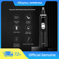 Panasonic Electric Nose Hair Trimmer Unisex Nasal Grooming Tool Dry Battery Powered Full Body Washable Nose And Ear Cleaner