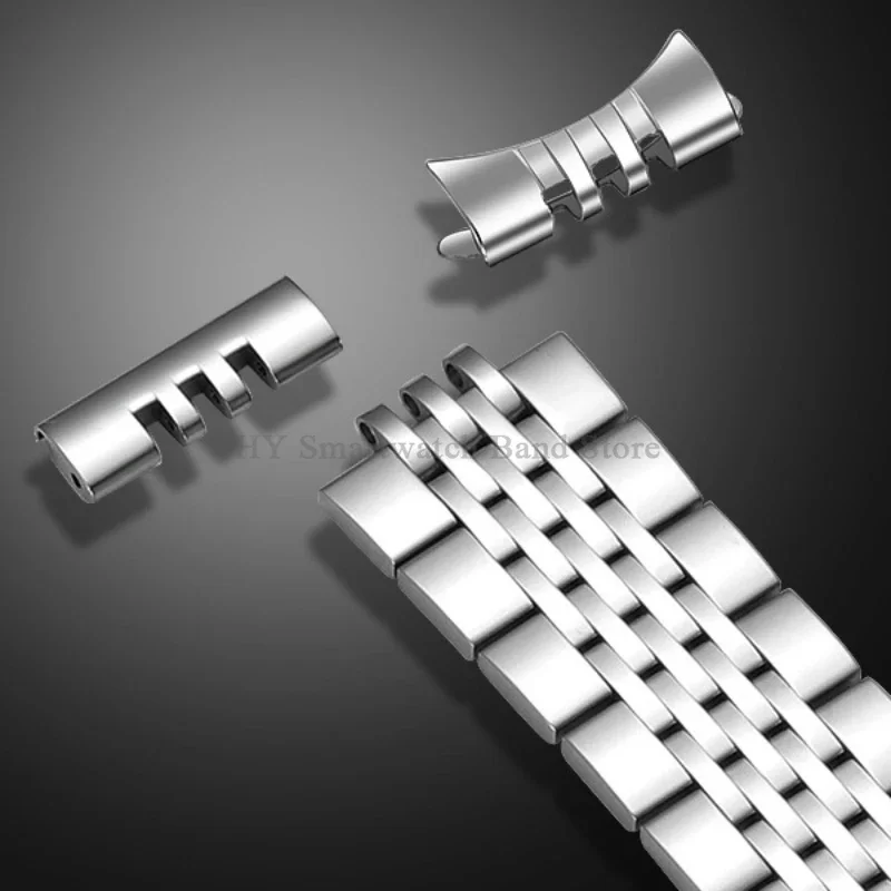 12/13/14/15/16/17/18/19/20/22/23/24mm Solid Stainless Steel Watch Strap for Seiko for Huawei for Longines Folding Clasp Bracelet