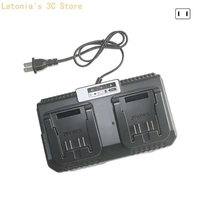Tool Table 20V Battery Dock with LED Charging Corded Battery Base 1/2/4 Slot Optional X3UB