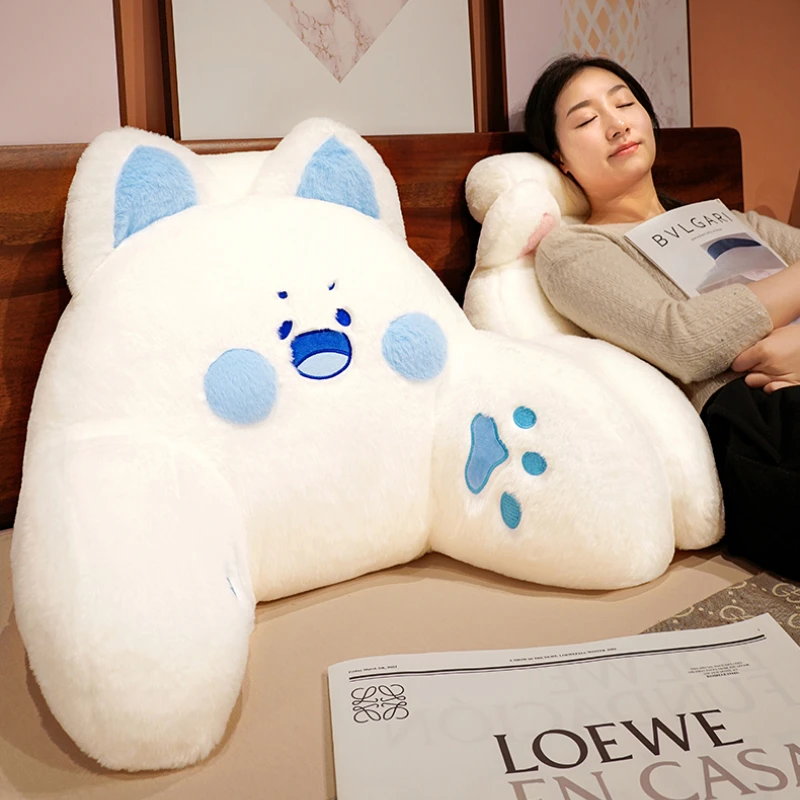 

Bedside Cushion Soft Bag Big Backrest Sofa Cushion Student Bed Reading Pillow Waist Support Pillow Tatami Waist Pillow
