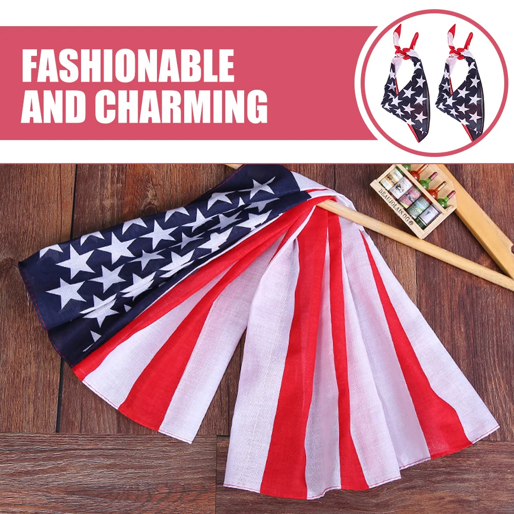 

American Flag Bandana Multifunctional Printed Headscarf for 4Th of July Independence Day Outdoor Activities Patriotic