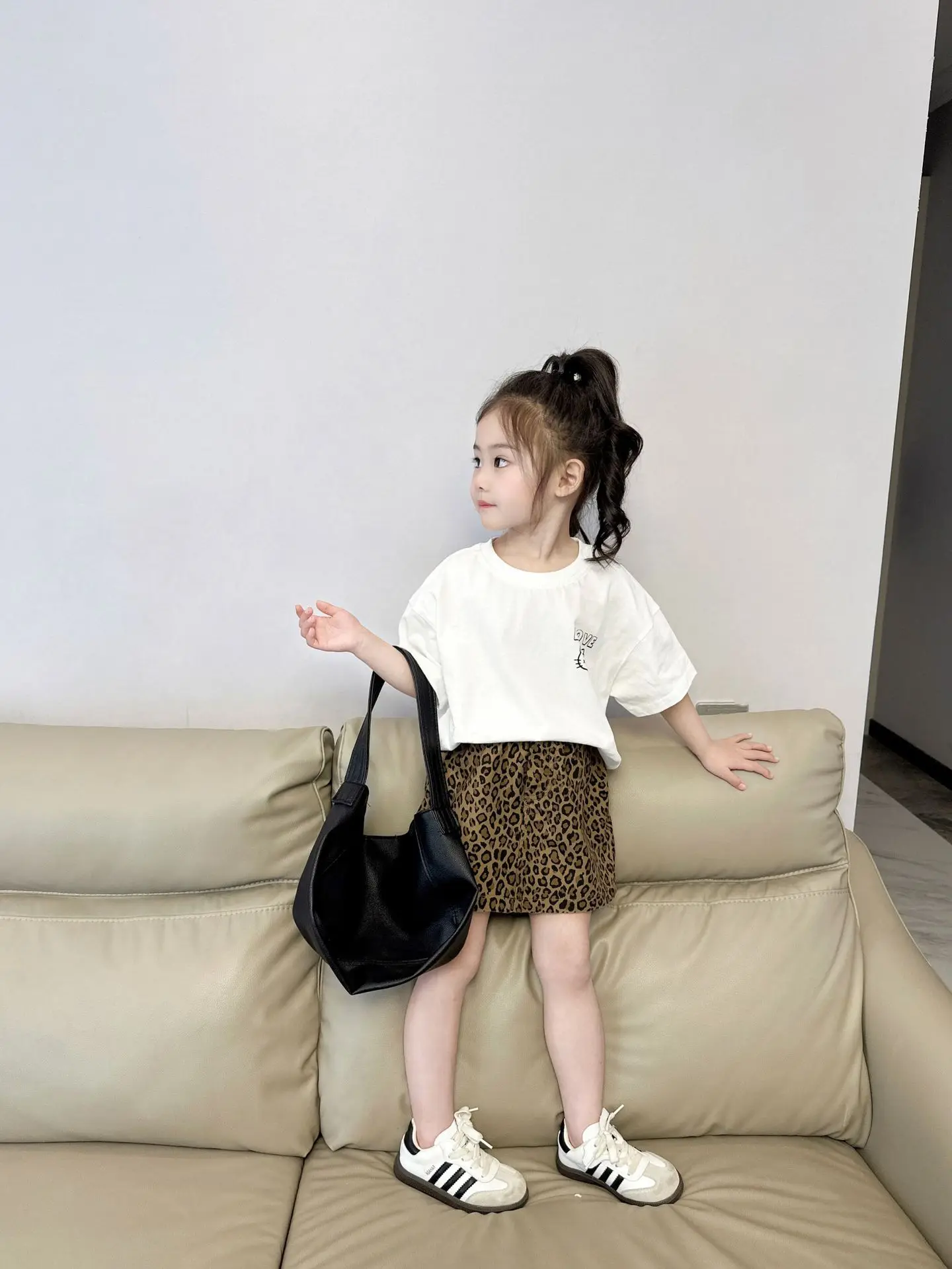 Girls Skirt Baby Dress 2024 Summer New Children Baby Girl Korean Style New  Fresh Foreign Girls Casual Leisure Half Skirts