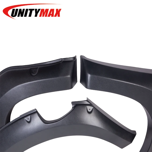 ABS Fender Flare For Isuzu Dmax 4x4 Off Road Body Parts With Textured Finish ABS Material Black Color Car Fender