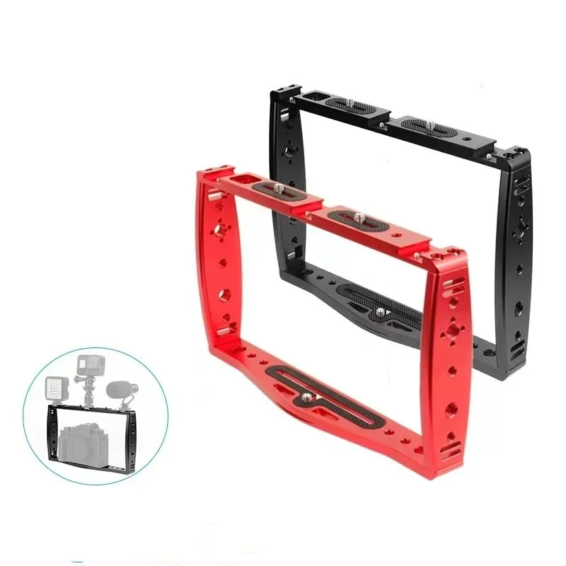 SLR micro single diving double handheld stand action camera / mobile phone live shooting multi-position extension bracket