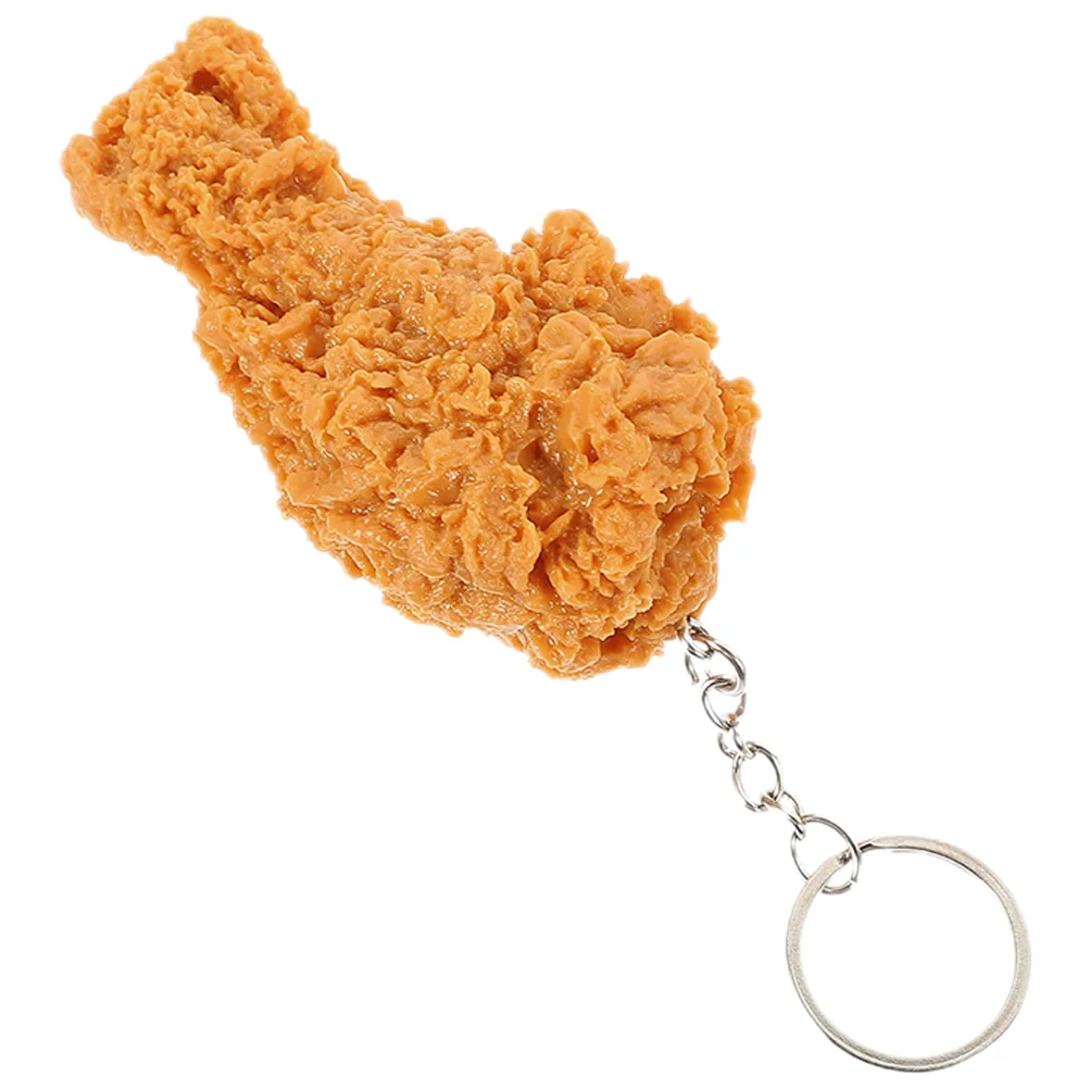 

Chicken Leg Pendant Key Ring Decor Bag Chain Fashion Holder Hanging Car Kids Wallet