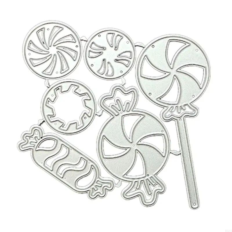 

R66A Lollipop Candy Metal Cutting Dies Scrapbooking Stencil Die Cuts Card Embossing DIY Photo Album Template Mold Decoration