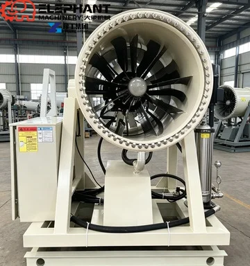 Fog Cannon Machine Dust Fog Cannon Spray Water Fog Mist Cannon For Dust Pollution Removal