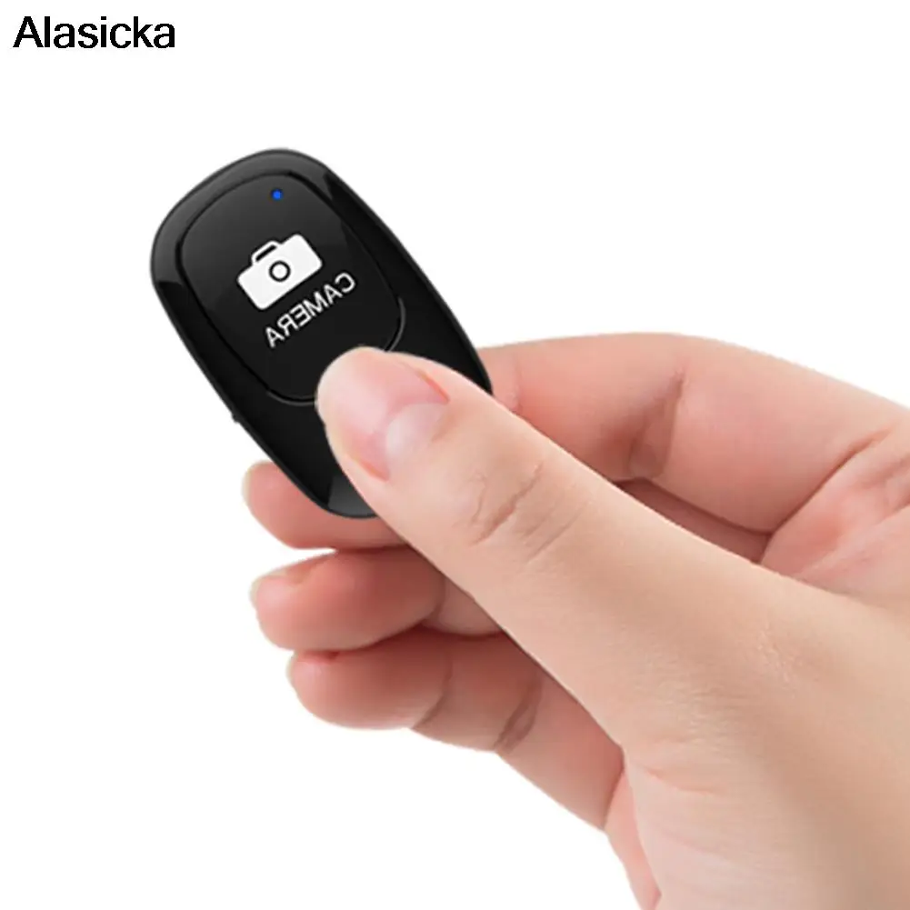 Rechargeable Mini Bluetooth-compatible Remote Control Wireless Controller Self-Timer Camera Stick Shutter Release Selfie Button