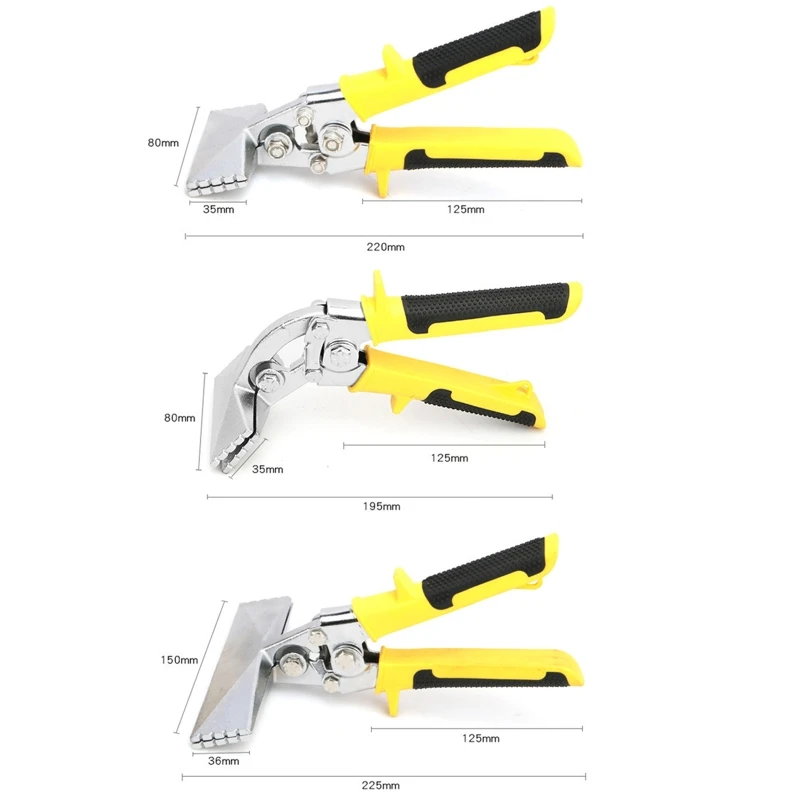 Sheet Metal Bending Pliers Crimping Tool Hand Seamer Wide Jaw Straight Elbow