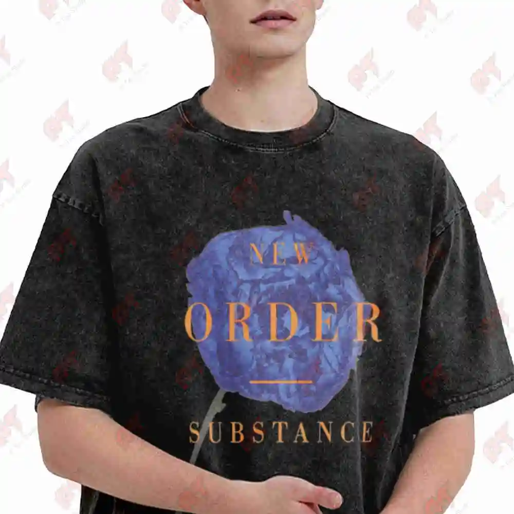 New Order Substance 1987 Vintage Washed Tee Pure Cotton T-Shirt