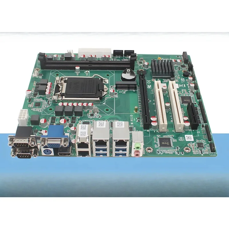 Parts forMATX H110 main board 6789 generation CPU dual network multi-PCI 6COM computer main board industrial computer main board
