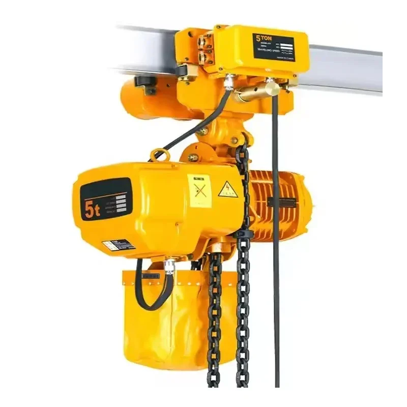 Electric Chain Hoist Series 5 Ton Electric Chain Hoist 3 Phase Lifting Chain Hoist Crane 220V 380V