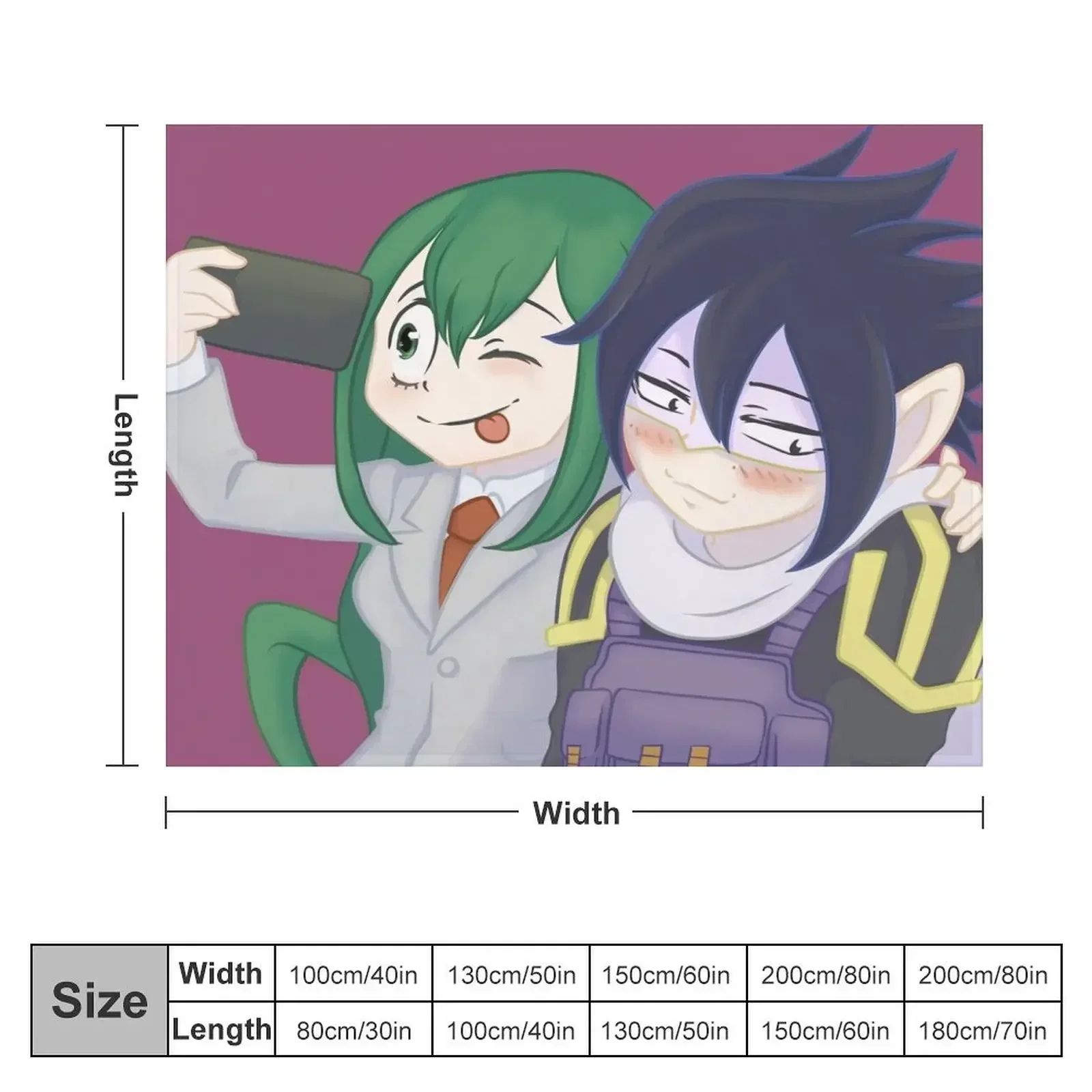 Froppy + Suneater Selfie Throw Blanket Softest Camping Hair Blankets