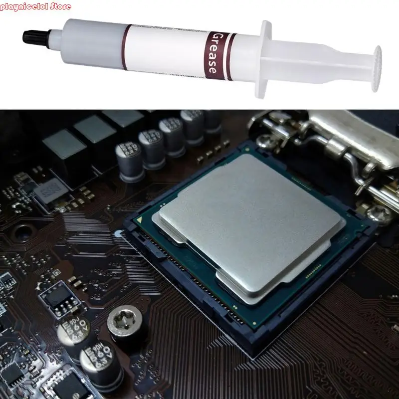 CPU VGA 칩셋을위한 E8BA HY883 TU20G 열 그리스 페이스트는 열 저항이 낮은 방열판 냉각 높은 안정성 높은 안정성