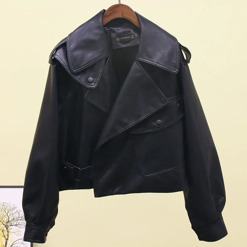 Chaqueta de cuero PU de motocicleta de moda, nuevo estilo