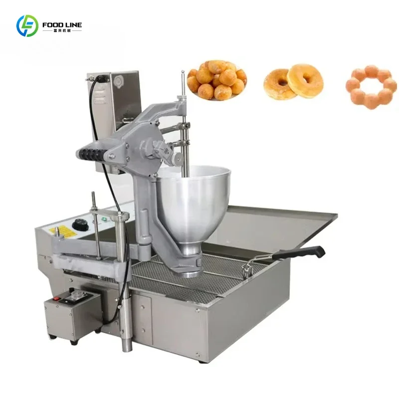 Large Capacity 3‑Mode Auto Donut Machine Commercial Doughnut Forming Equipment For Bakery
