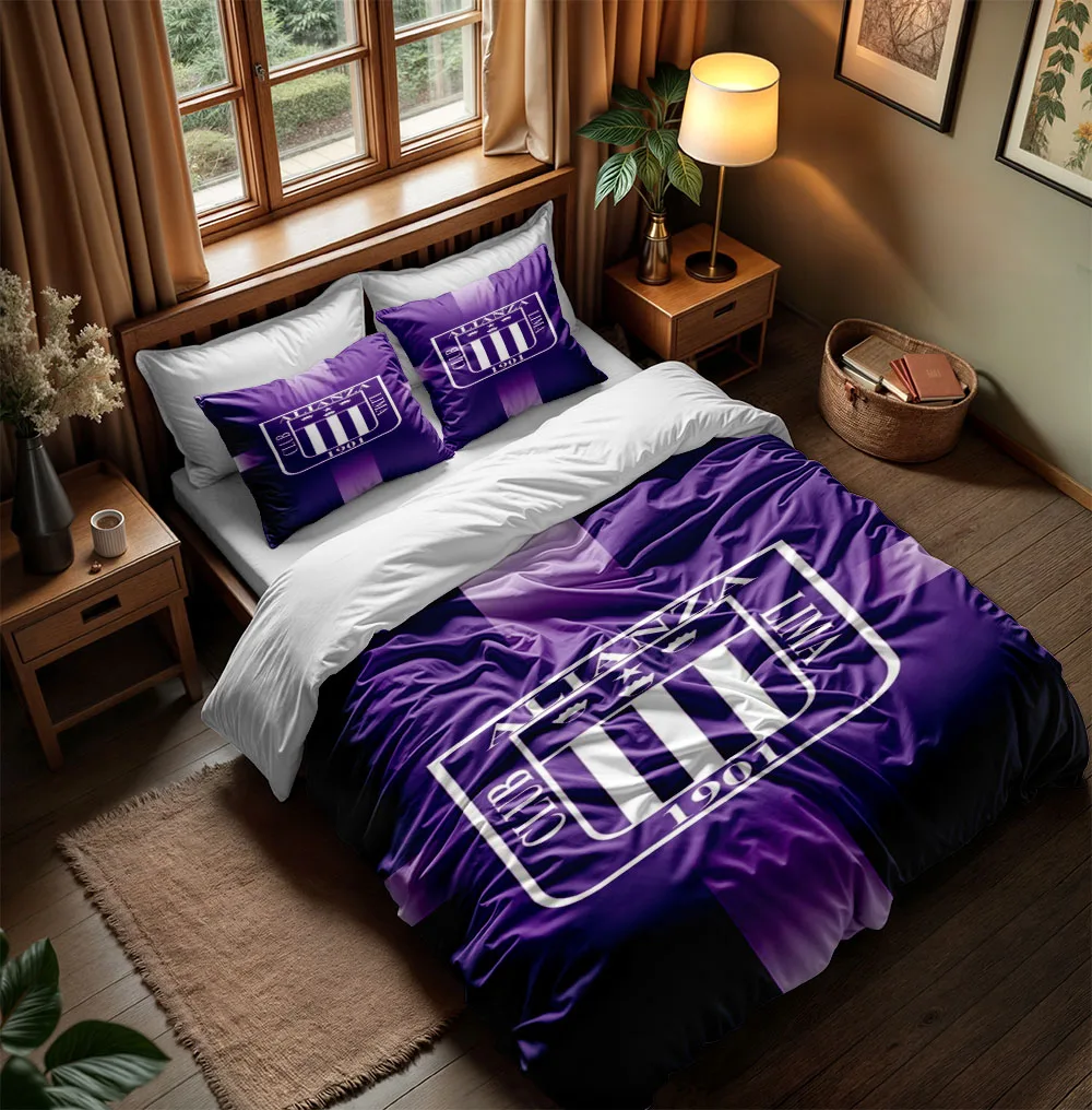 Alianza Lima Duvet Cover Set King Queen Double Full Twin Single Size Bed Linen Set