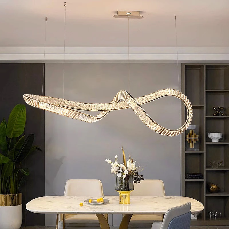 home decorationPendant lights, luxury crystal living room chandelier, dining room Pendant lamp, ceiling light, indoor lighting