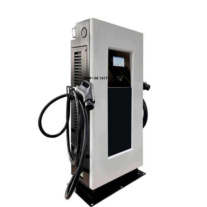 Intelligent 40kw 60kw 80kw DC Car Charging Piles  CCS2 GBT Dual Guns Floor Mount  EV Charging Station for Public Commercial Use