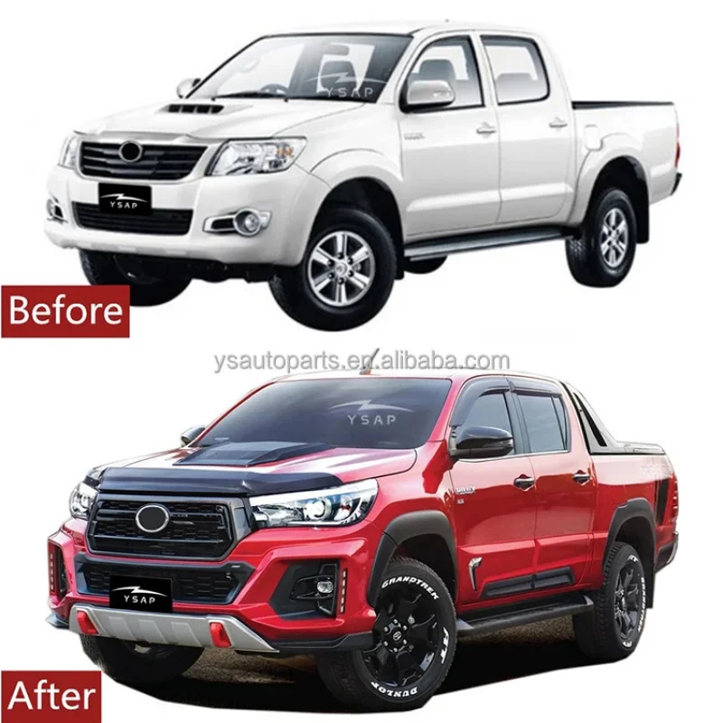 

New Design 2004-2015 Hilux Vigo Facelift to 2020 Rocco trd Body Kit