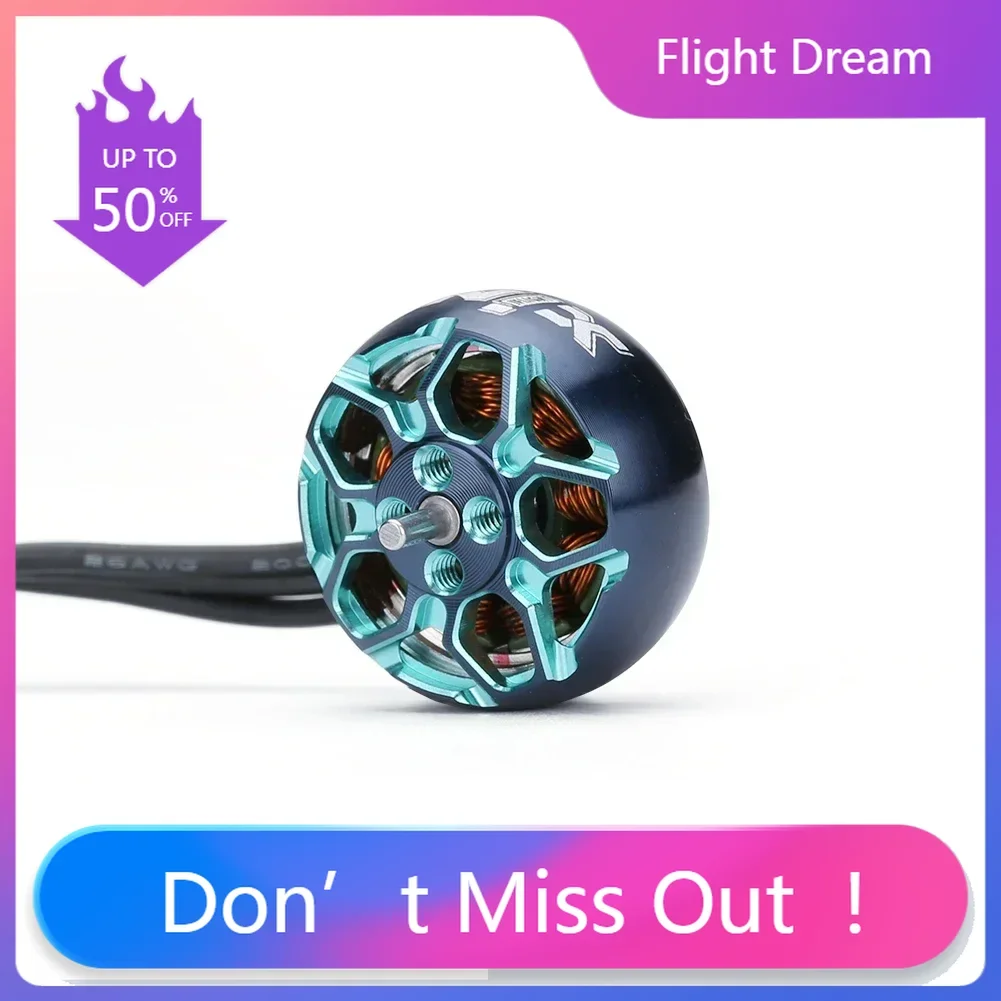 NYiFlight XING2 1404 3000KV / 3800KV / 4600KV 2S-4S Toothpick Ultralight Build (unibell) motor for FPV
