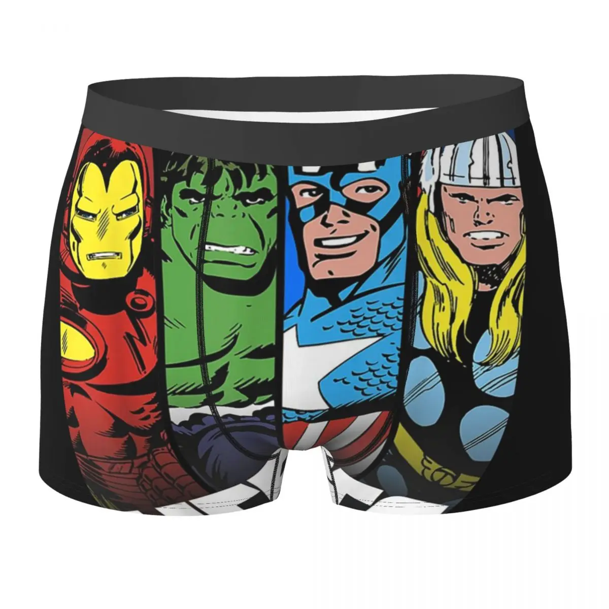 Boxer Underpants Shorts Hulk Incredible Dad Panties Male Comfortable Underwear for Homme Man Boyfriend Gift