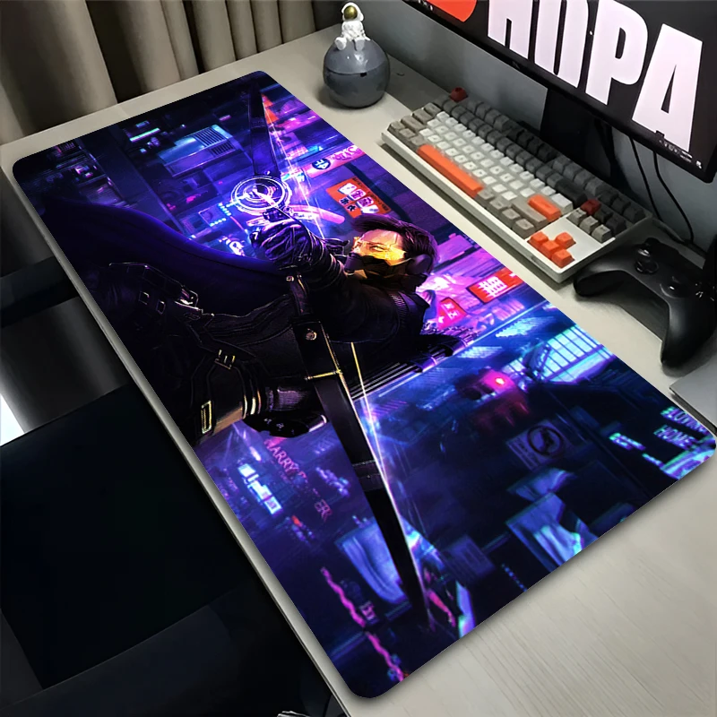 Gaming Accessories Mousepad Large Hawkeye Office Table Mat Keyboard Extended Mouse Pad Gamer Laptop Rubber Edge Locking MouseMat