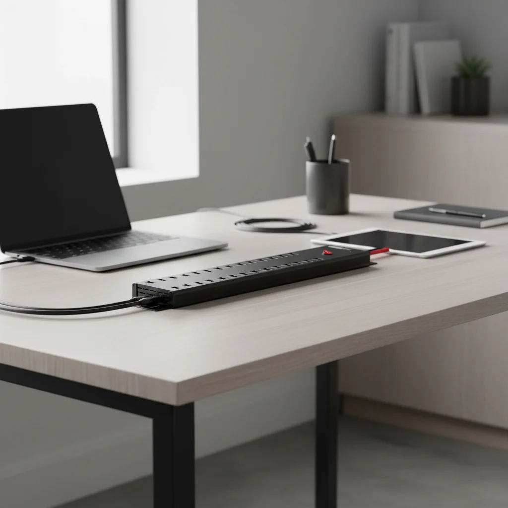 High Speed 30 Port USB Charging Station 5V 2.1A Per Port for Tablets and Smartphones