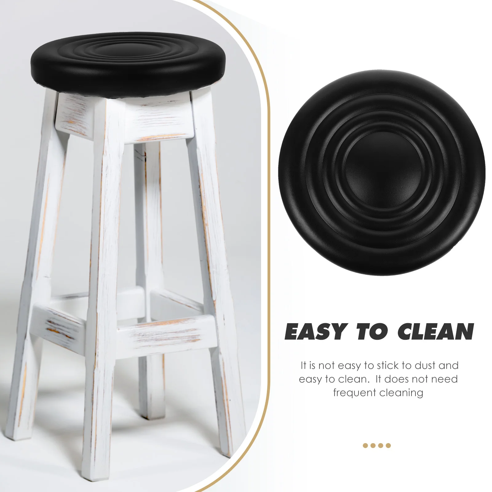 

Seat Replacement Pu Sponge Cushion Bar Bar Stool Replacement Seat Chair Dining Room Cafe Home Use Stool Repair Kit