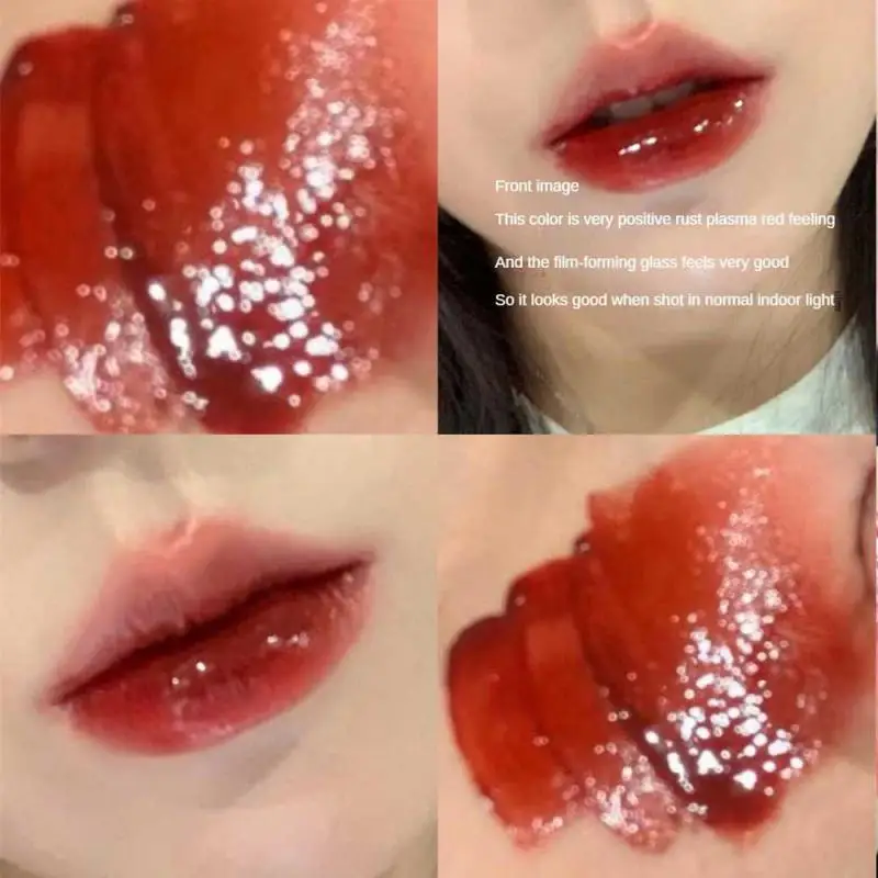 Liquid Lipstick Mirror Moisturizing Water Light Waterproof Cosmetic Lip Glaze Lipgloss