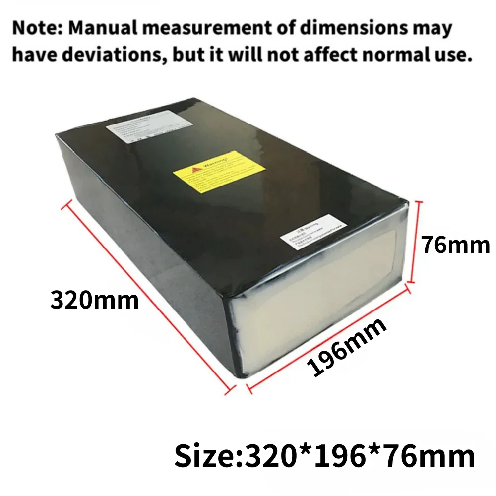 16S7P 60V 33600mAh 21700 paket baterai Lithium isi ulang cocok untuk baterai skuter Drive ganda, dengan BMS