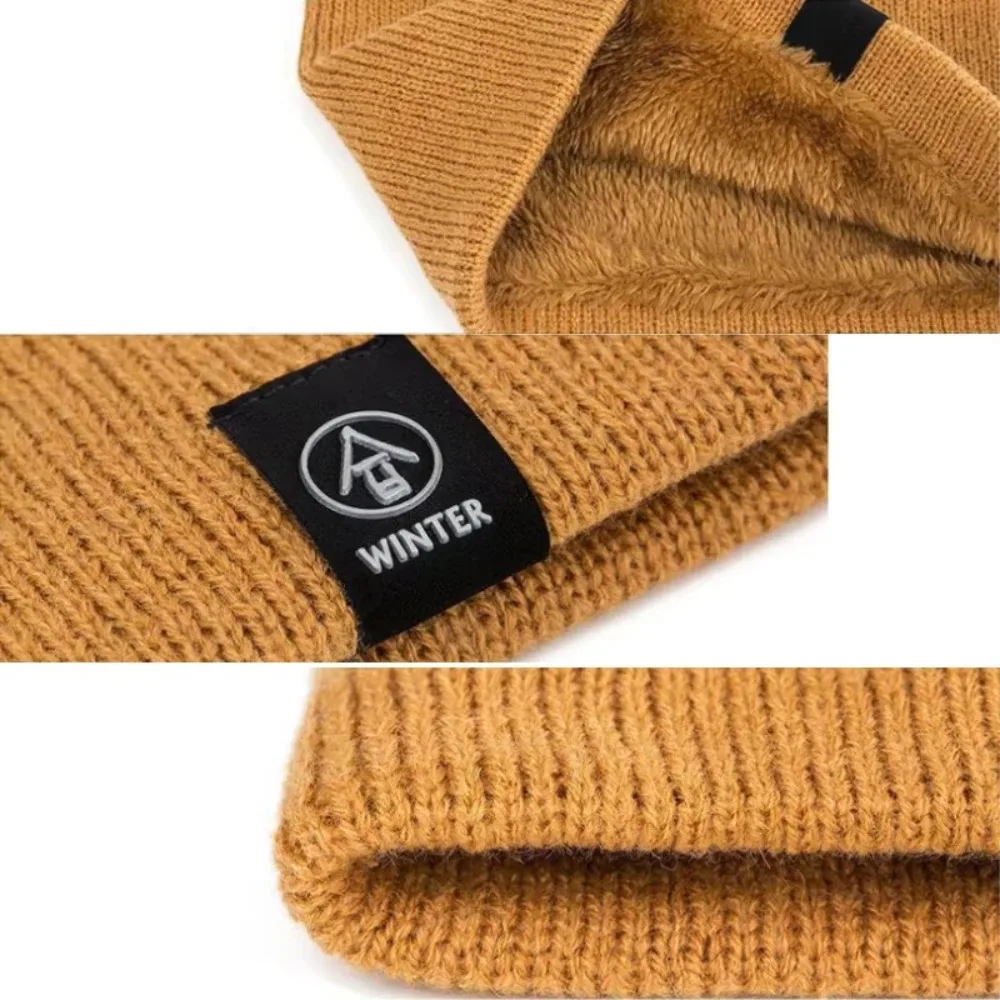 

Fashion Thick Neck Warmer Soft Knitted Cold-proof Collar Face Cover Neck Scarves Winter