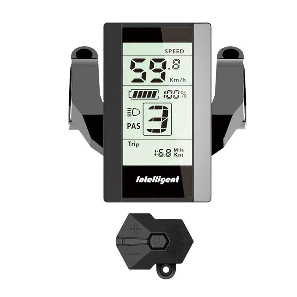 Indicatore Display E-Bike LCD 24V-60V 800S per kit di conversione bicicletta elettrica Bafang BBS01 BBS02 BBSHD Mid Hub Drive