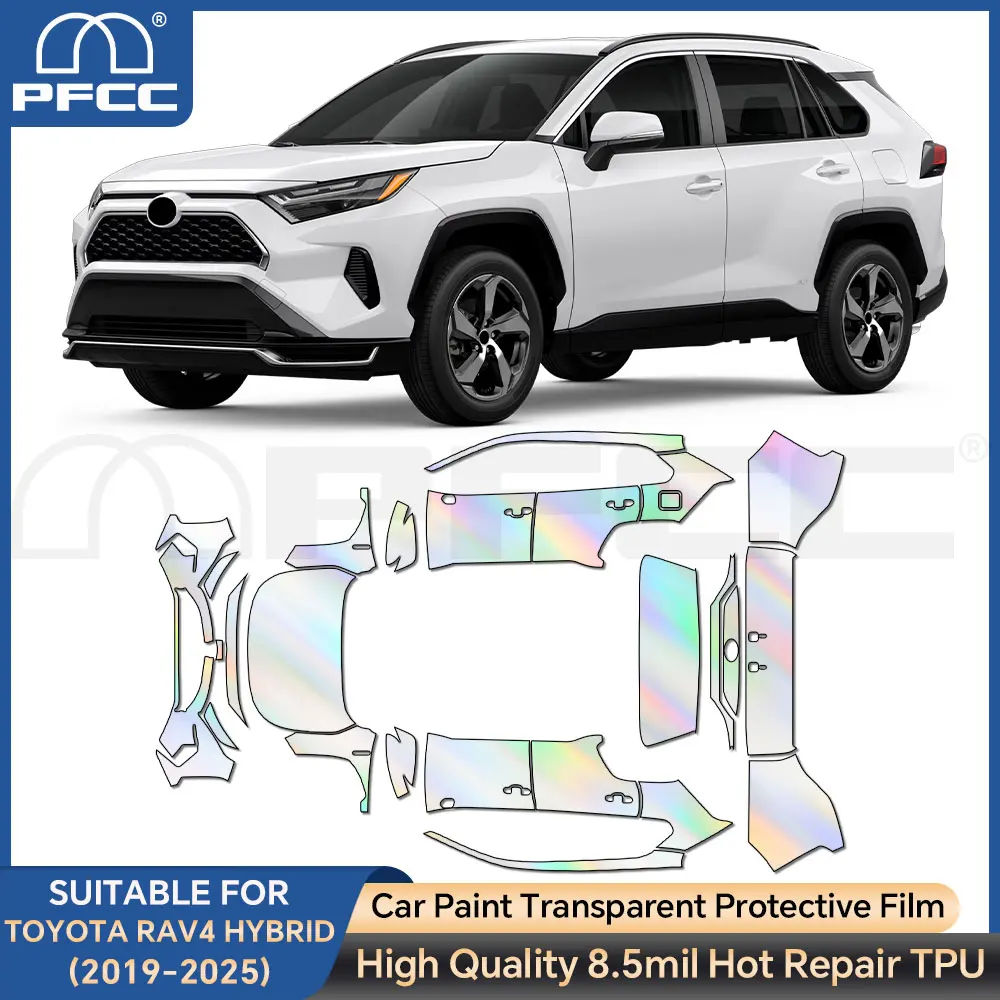 

Для Toyota RAV4 Hybrid XA50 2019-2024 PPF ТПУ прозрачные аксессуары для кузова Стайлинг предварительно вырезанная защитная пленка для краски автомобильный прозрачный комплект