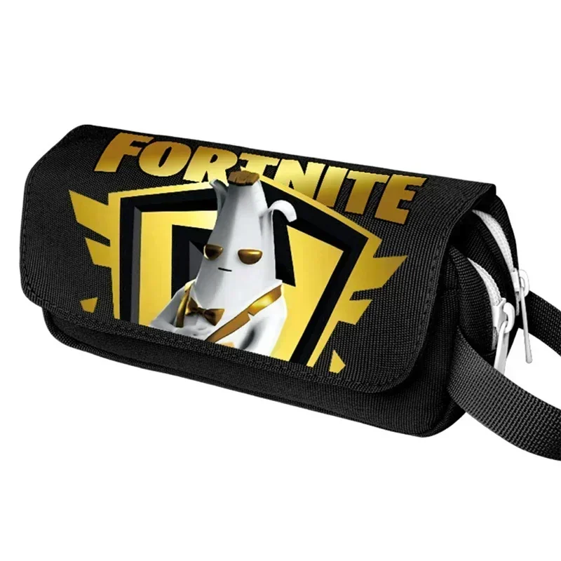 Fortnite Pencil Bag Pencil Case Large Capacity Waterproof Handheld Pencil Pouch Office Stationary